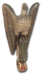 Wood toned eagle