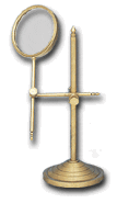 Antiqued Magnifying Glass